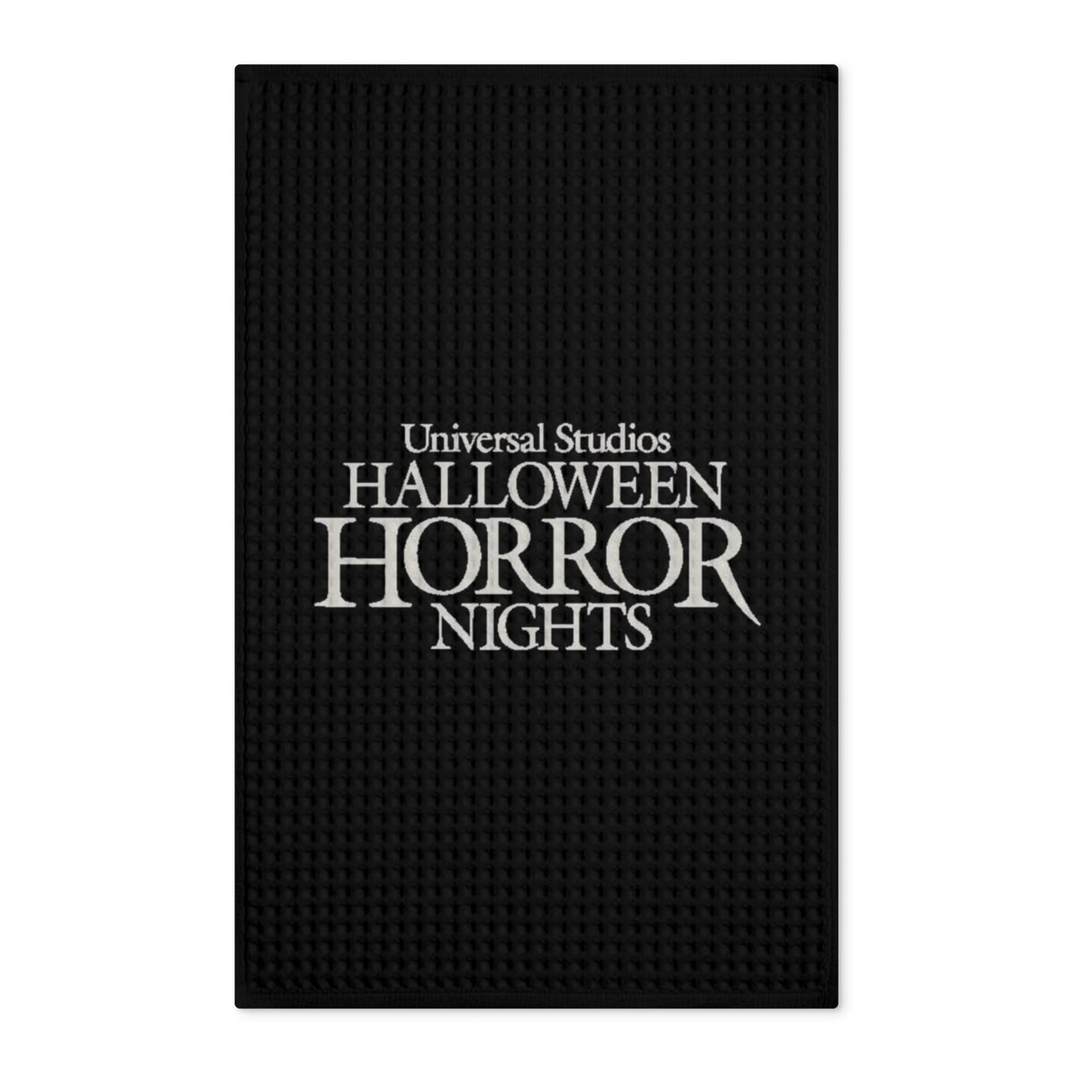 Halloween Horror Nights Waffle Tea Towel