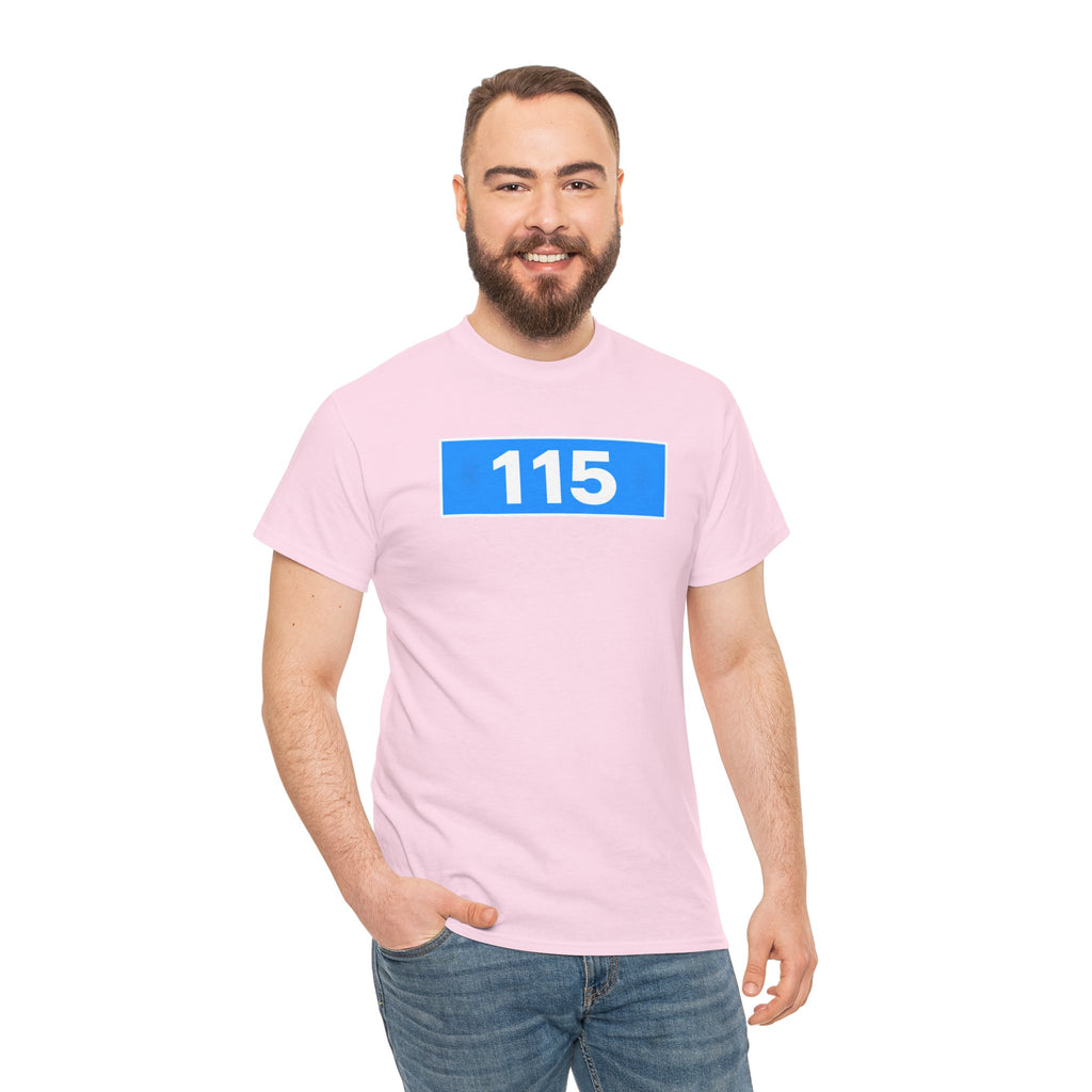 Manchester City 115 Inspired Minimalist Graphic Cotton T-Shirt