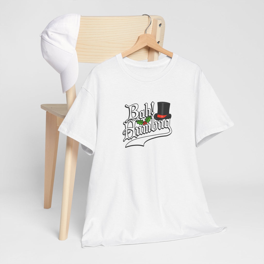Bah Humbug Christmas Graphic Cotton T-Shirt / Tee