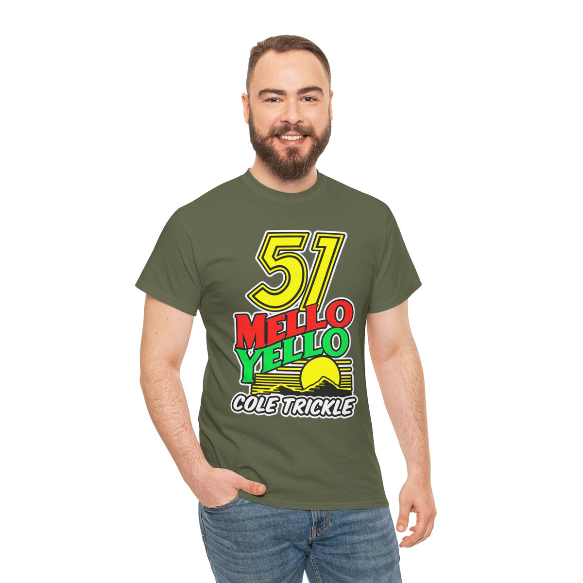 Days of Thunder Mello Yello '51' Graphic Tee — Cole Trickle Racing Shirt