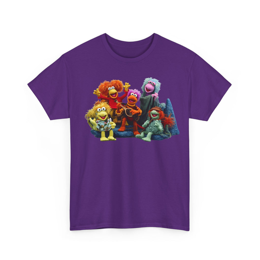 Fraggle Rock Muppet Crew Graphic Tee — Vintage Puppet Group T-Shirt