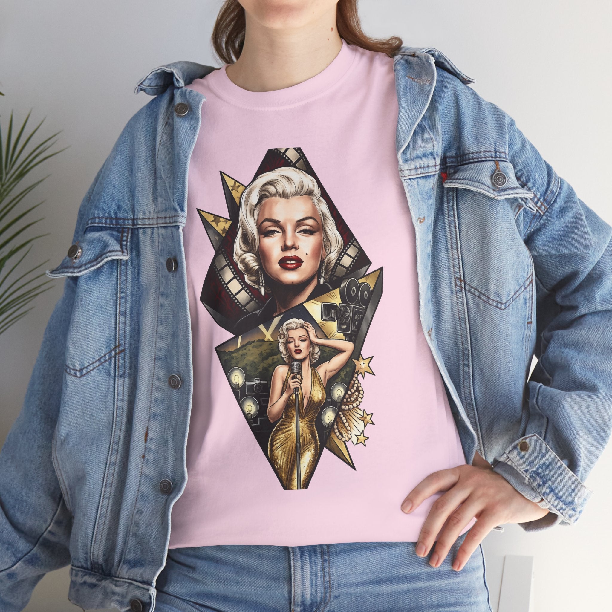 Marilyn Monroe Retro Portrait Tee — Vintage Glam Graphic T-Shirt
