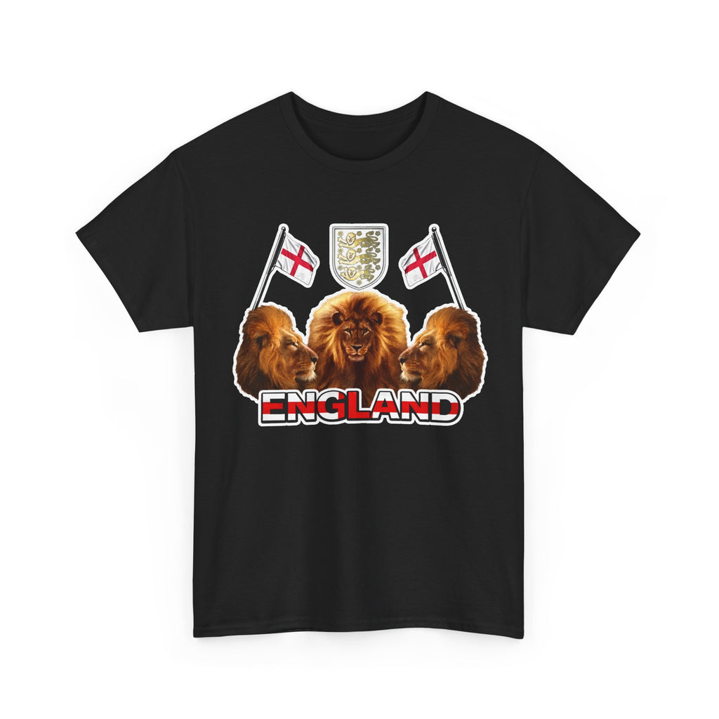England 3 Lions Cotton Crest T-Shirt