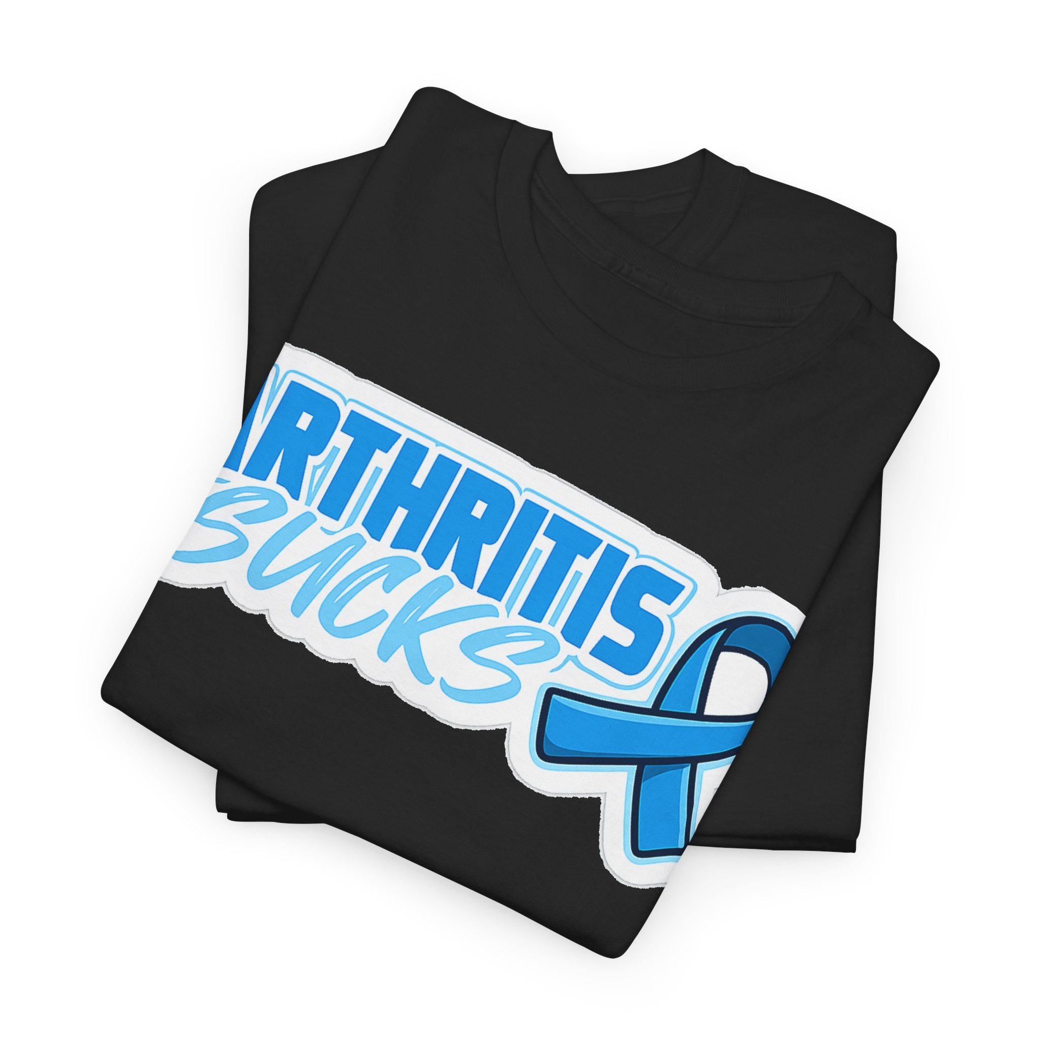 Arthritis Sucks T-Shirt with Awareness Ribbon — Arthritis Support Tee