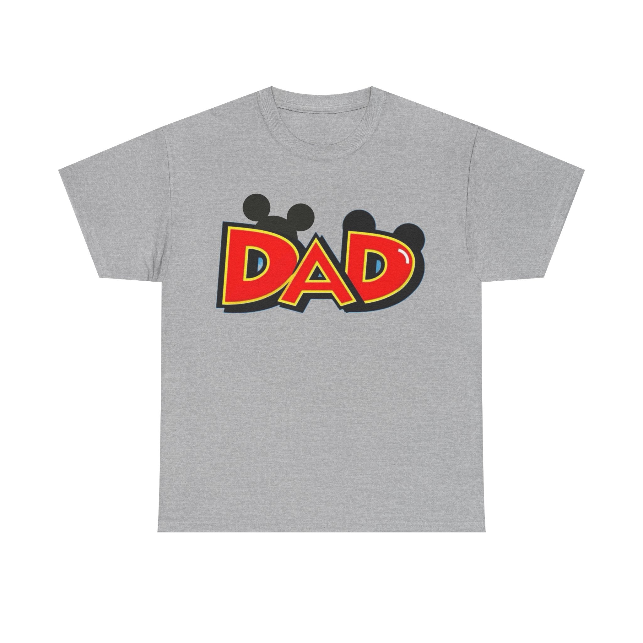 Disney Dad Mickey Ears T-Shirt – Retro Cartoon Dad Tee, Perfect Father’s Day Gift