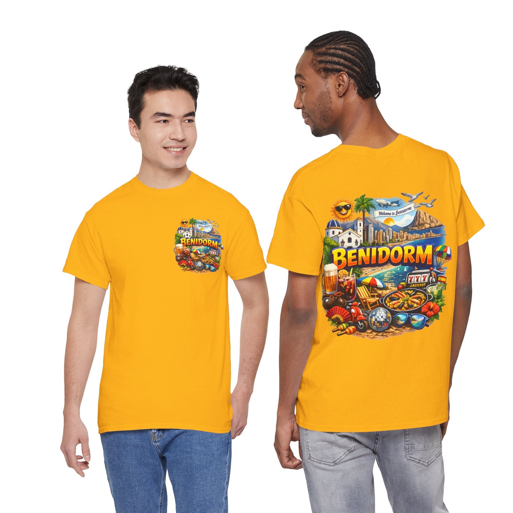 Benidorm Souvenir T‑Shirt — Spain Beach Holiday Graphic Tee