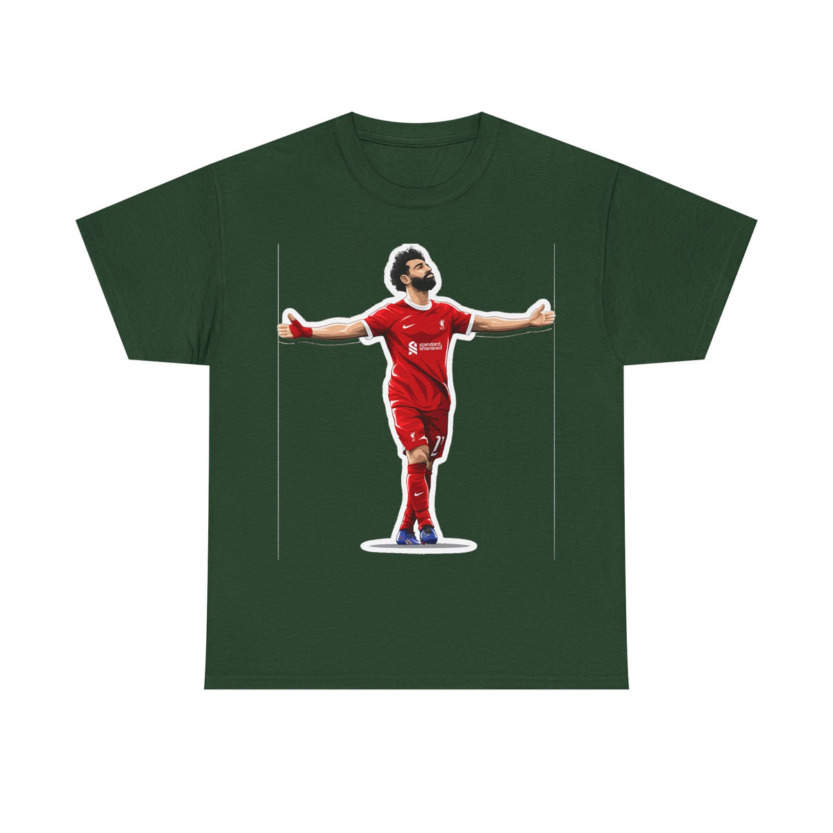 Mo Salah Celebration Tee — Liverpool Graphic T-Shirt