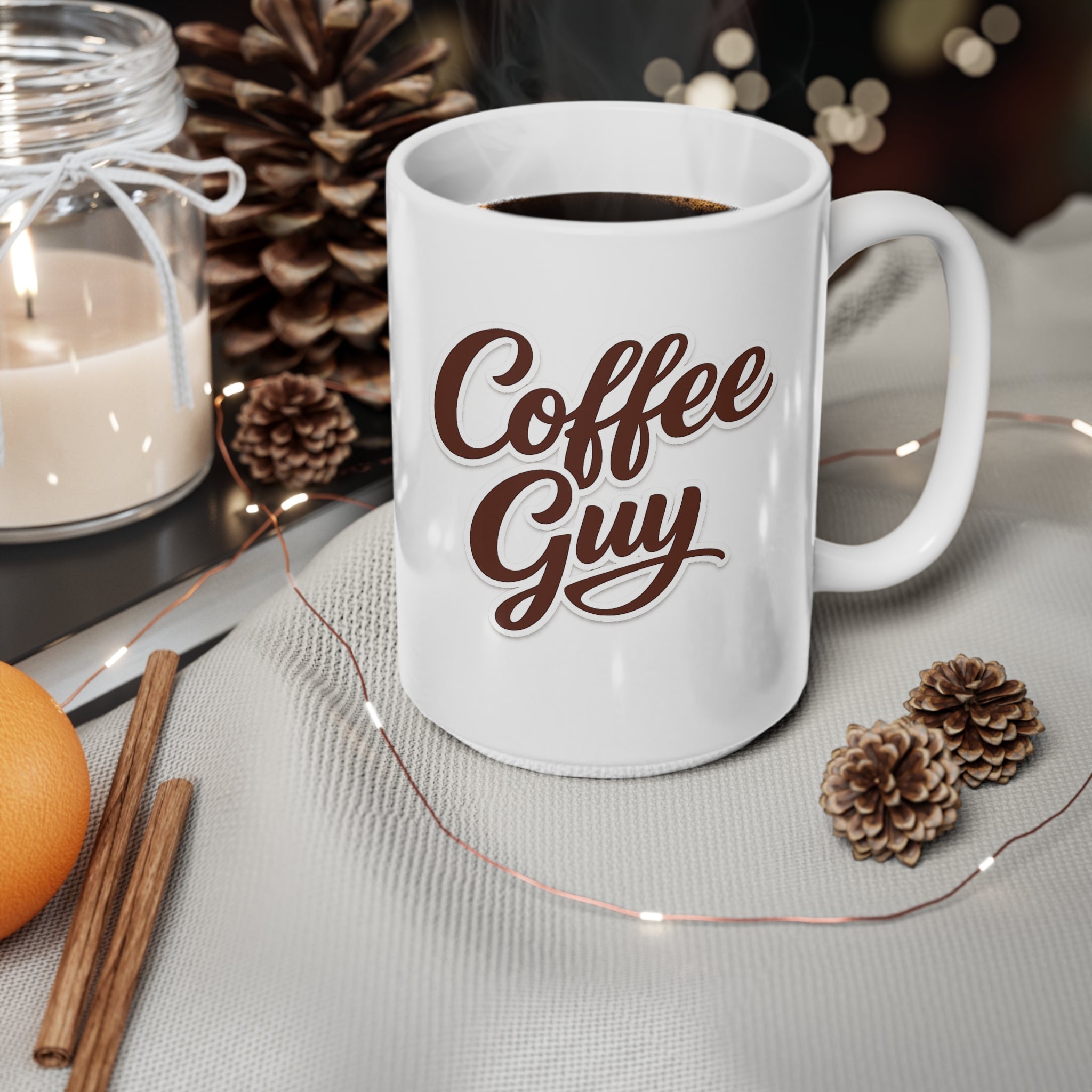 Coffee Guy Mug – Ceramic Coffee Cup (11oz & 15oz)