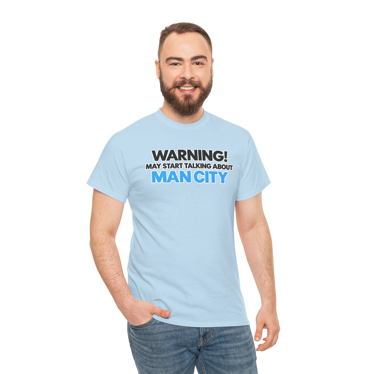 Manchester City Warning! May Start Talking About Man City T‑Shirt