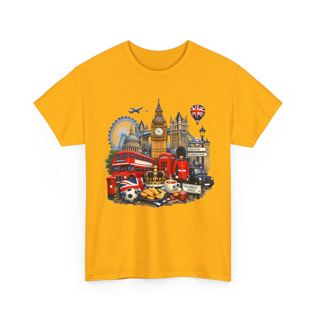 London Landmarks T‑Shirt — British Icons Collage Tee