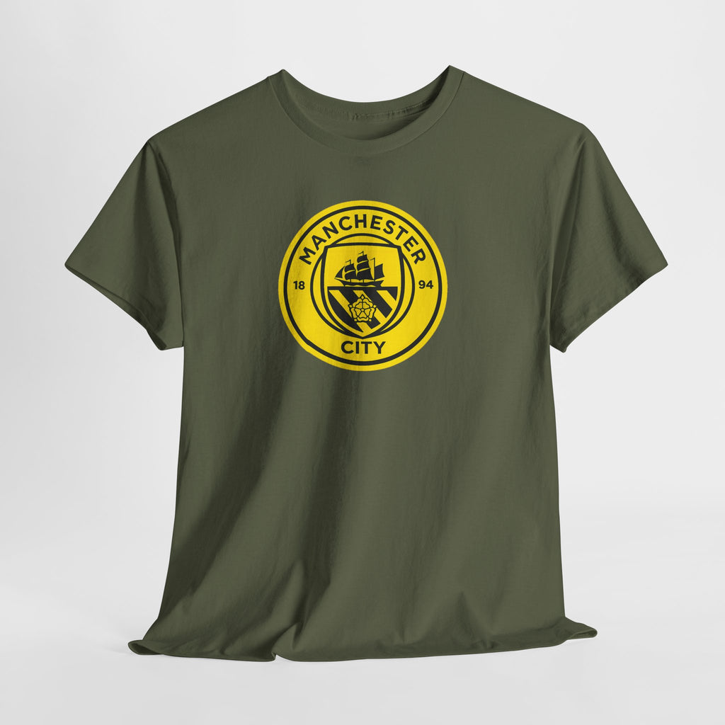 Manchester City Yellow Crest T-Shirt