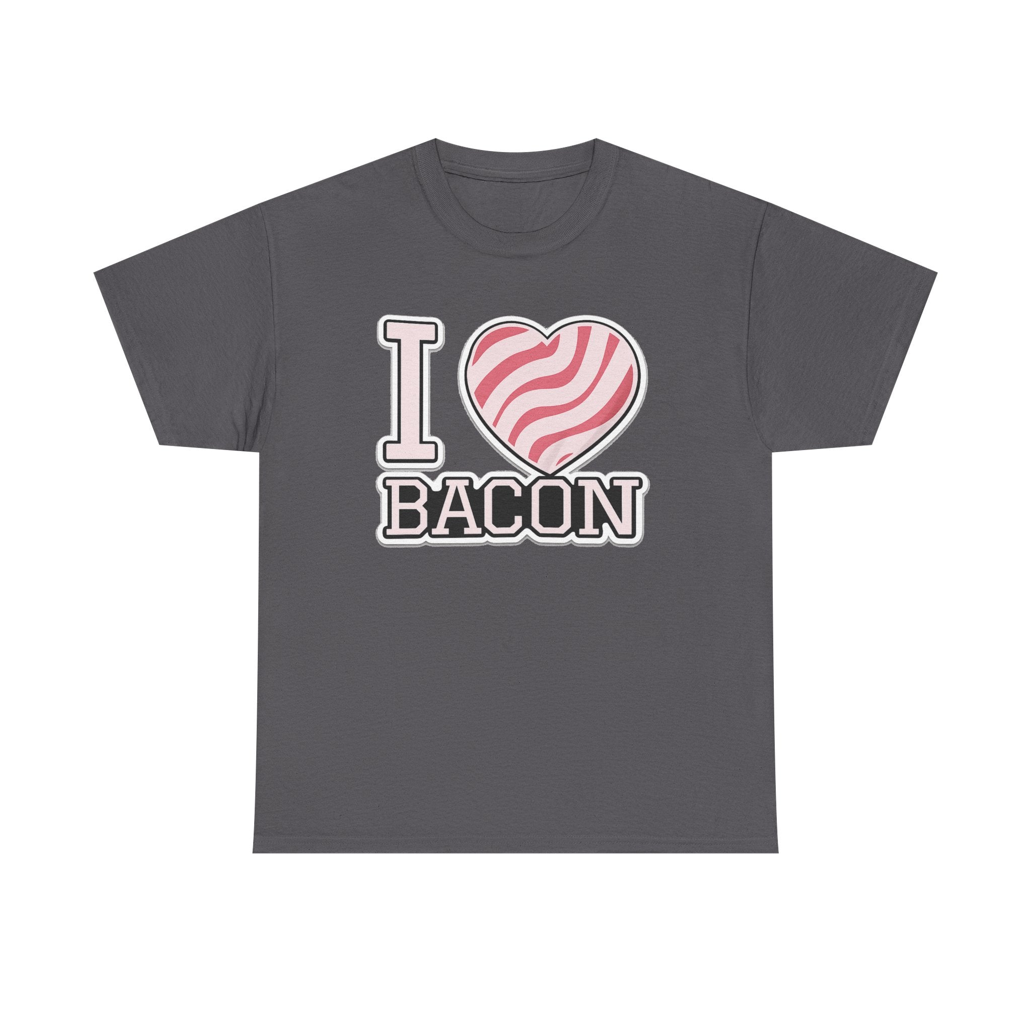 I Heart Bacon T-Shirt — Funny Novelty Bacon Lover Tee