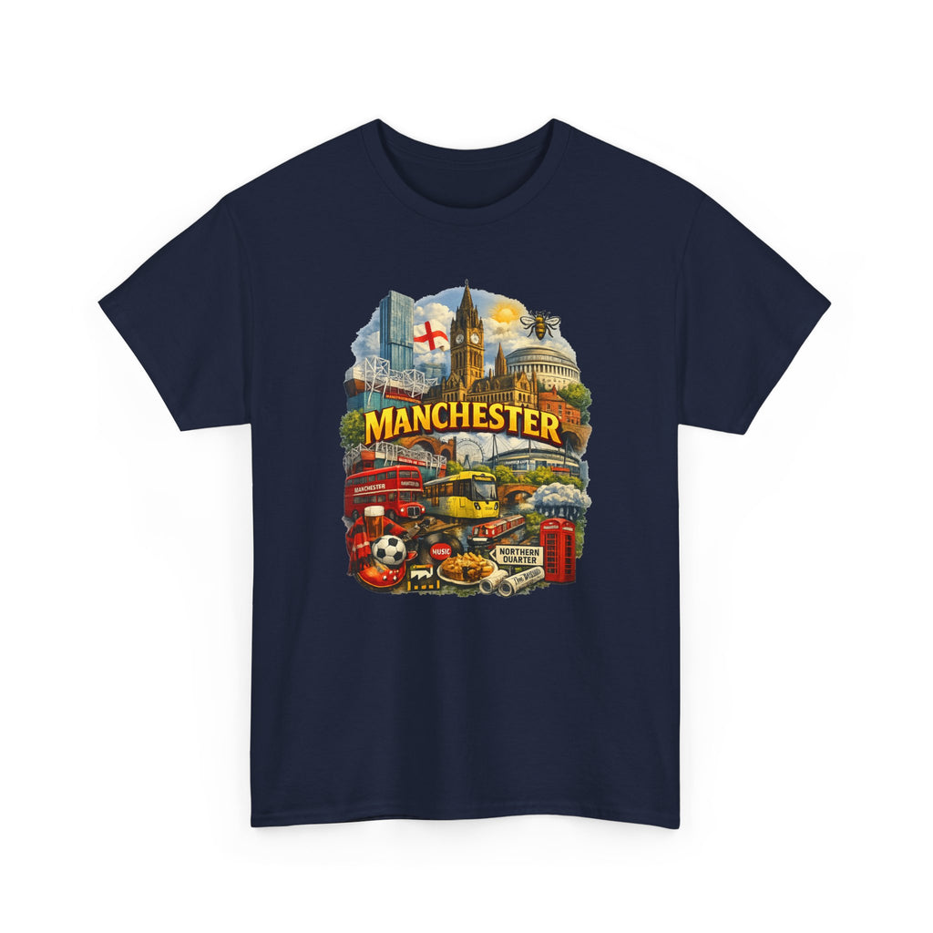 Manchester Skyline Collage T-Shirt
