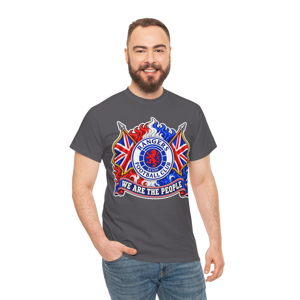 Rangers Football Club Tee — "We Are The People" Crest Cotton T-Shirt