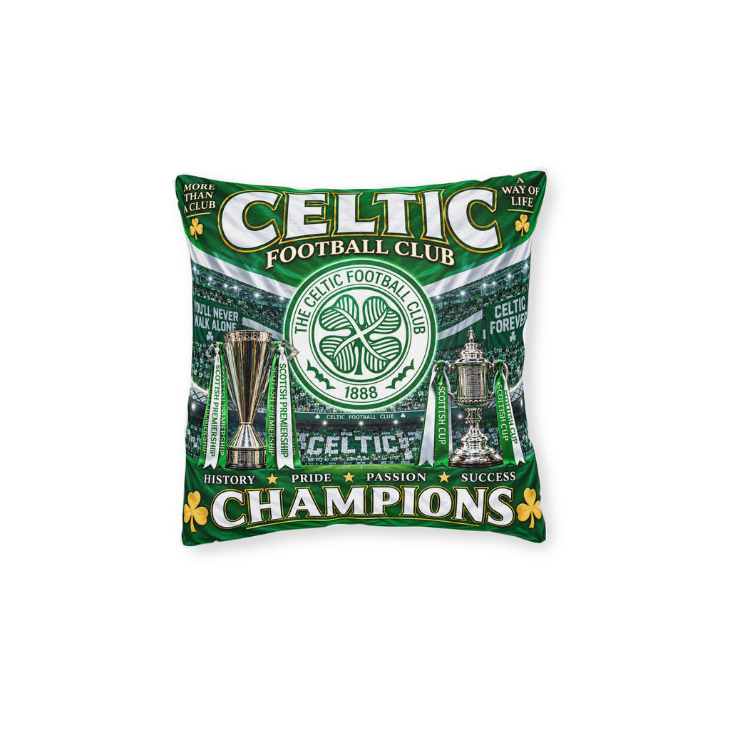 Celtic Football Club Champions Square Pillow
