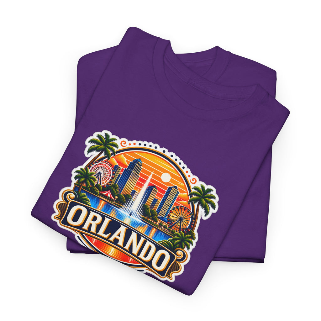 Orlando Sunset Logo Cotton T-Shirt