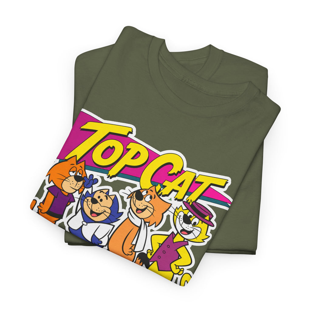 Top Cat Retro Cartoon Cotton T-Shirt / Tee