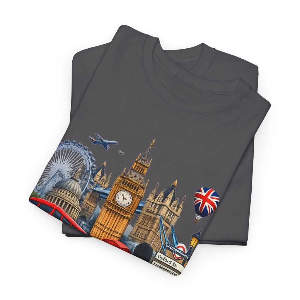 London Landmarks T‑Shirt — British Icons Collage Tee