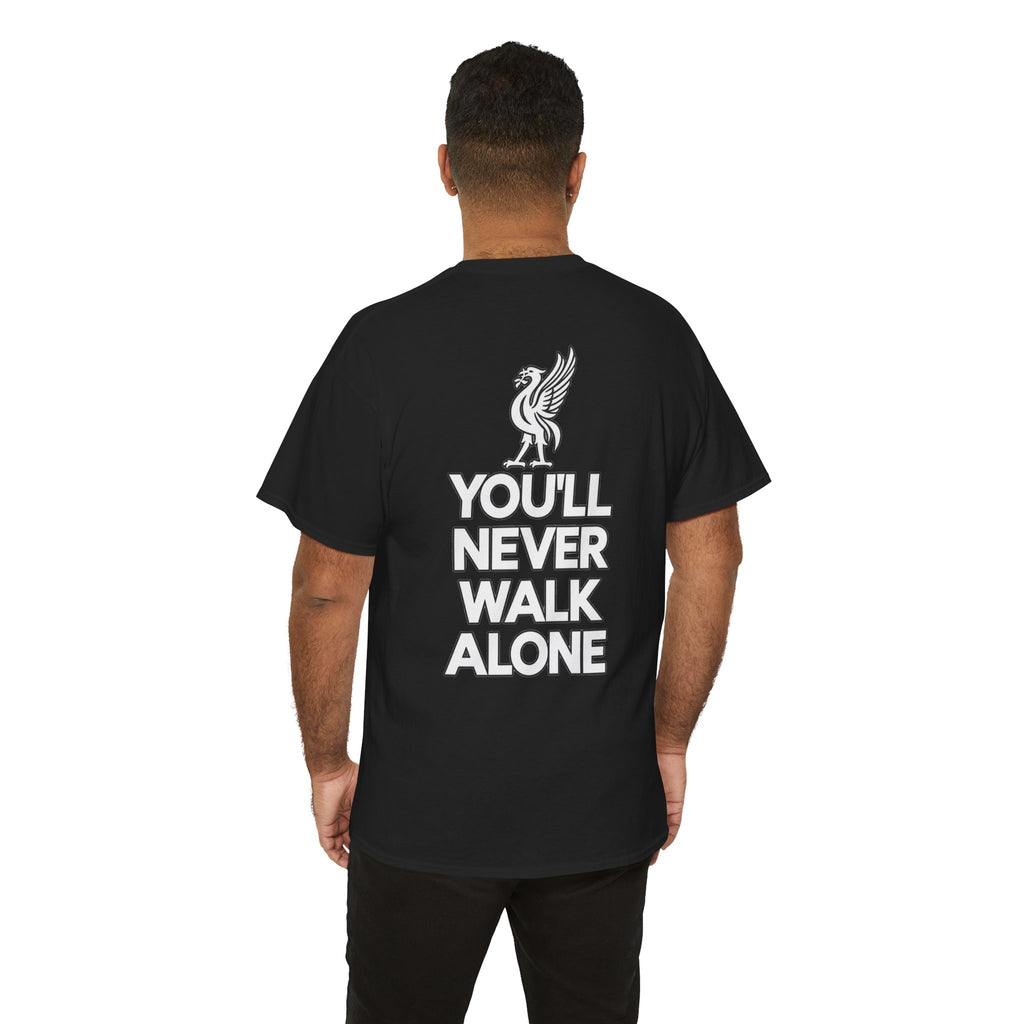 You'll Never Walk Alone T‑Shirt — Liverpool FC Crest Cotton Tee