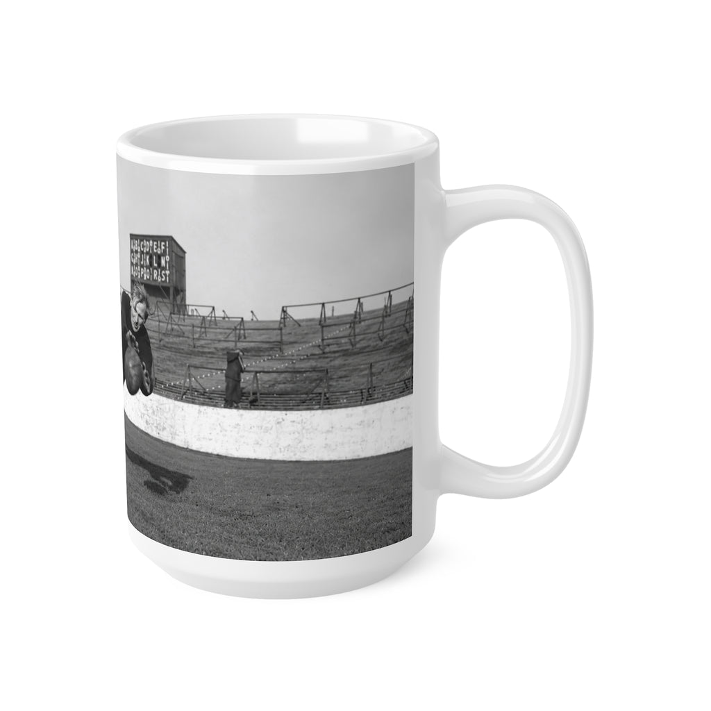 Bert Trautmann Manchester City Legend Goalkeeper Photo Ceramic Coffee Mug — Retro Sports 11oz & 15oz