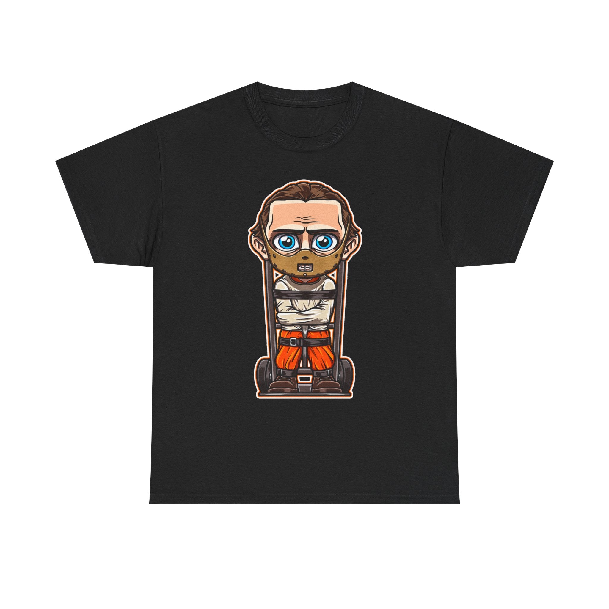 Chibi Prisoner Character Tee — Cute Cartoon Inmate Graphic T-Shirt