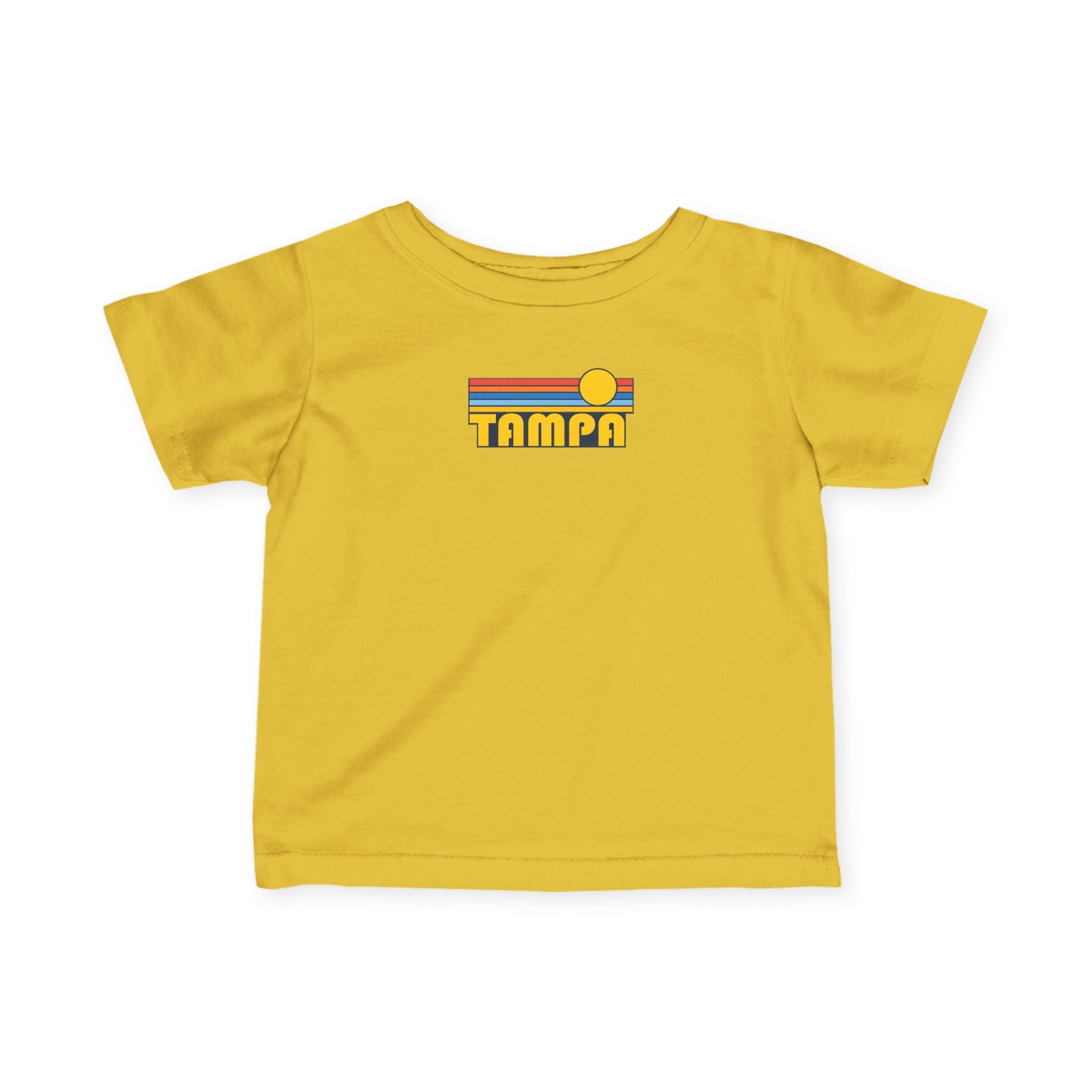 Tampa Infant Tee — Retro Sunset Logo Baby Shirt