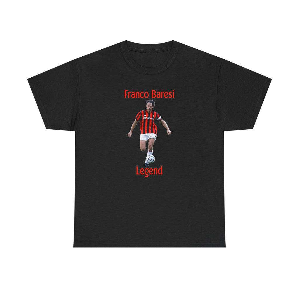 Franco Baresi Legend Tee — AC Milan Retro Soccer Graphic T-Shirt