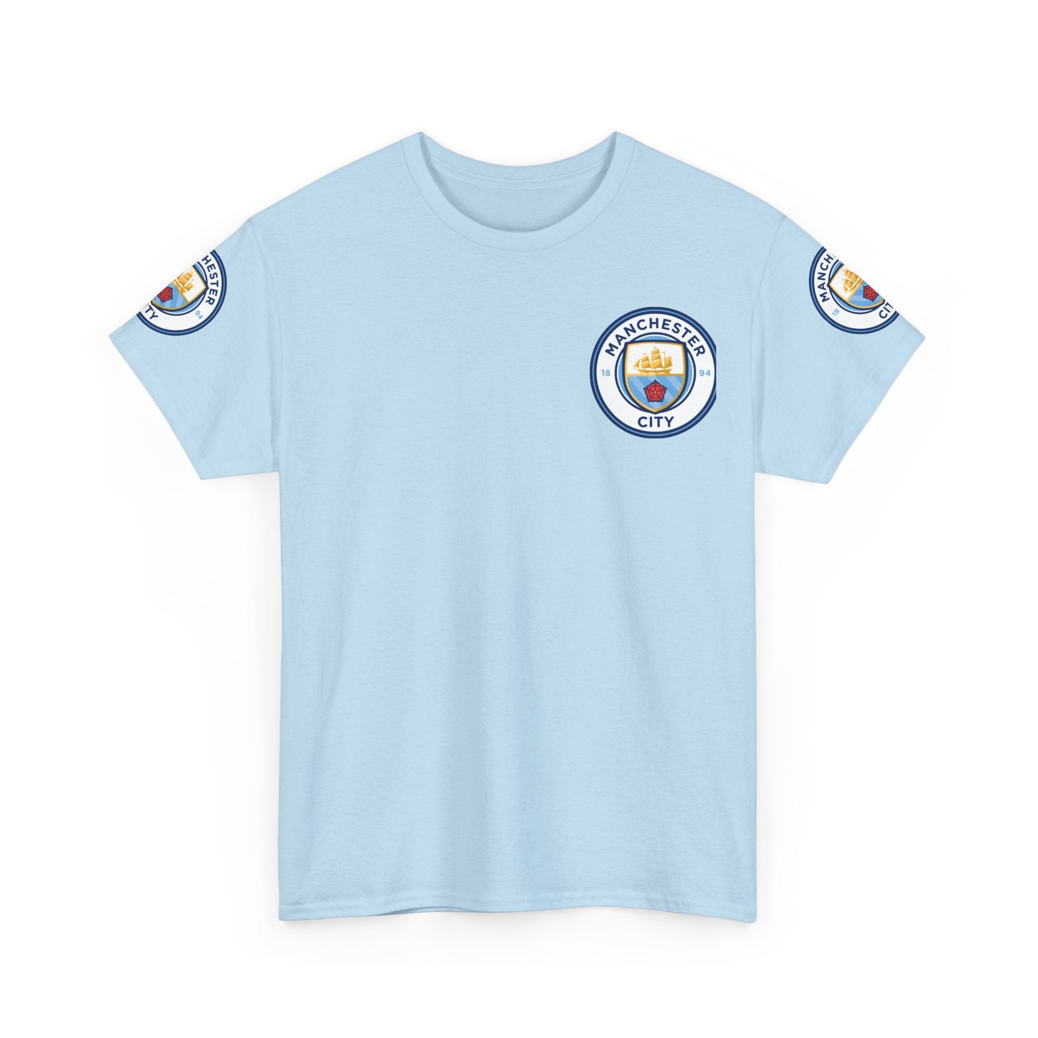 Manchester City Crest T-Shirt — Football Club Logo Tee