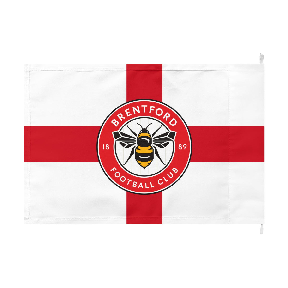 Brentford FC St. George's Cross Double-Sided Flag