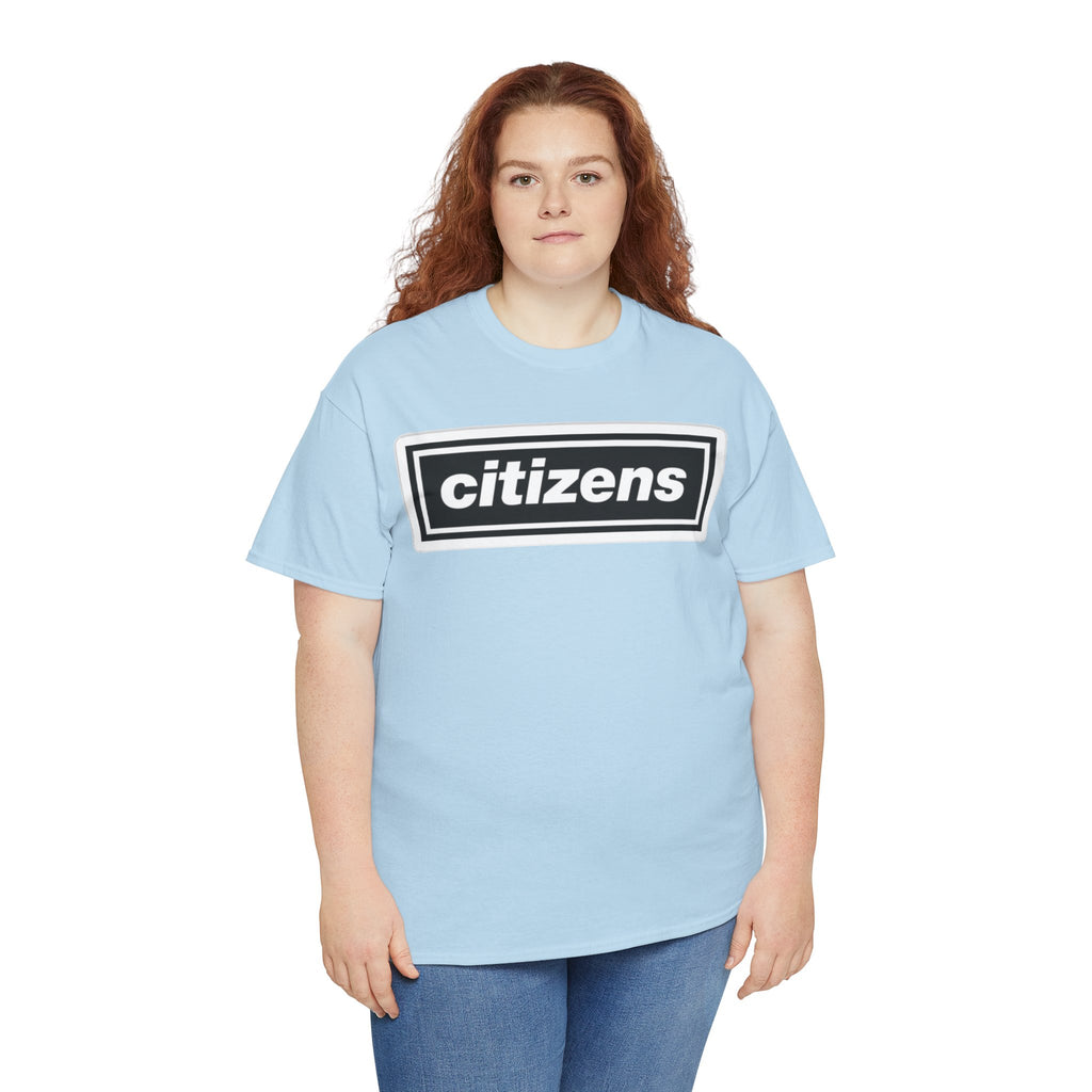 Citizens Manchester City Logo T-Shirt — Minimal Retro Box-Logo Tee
