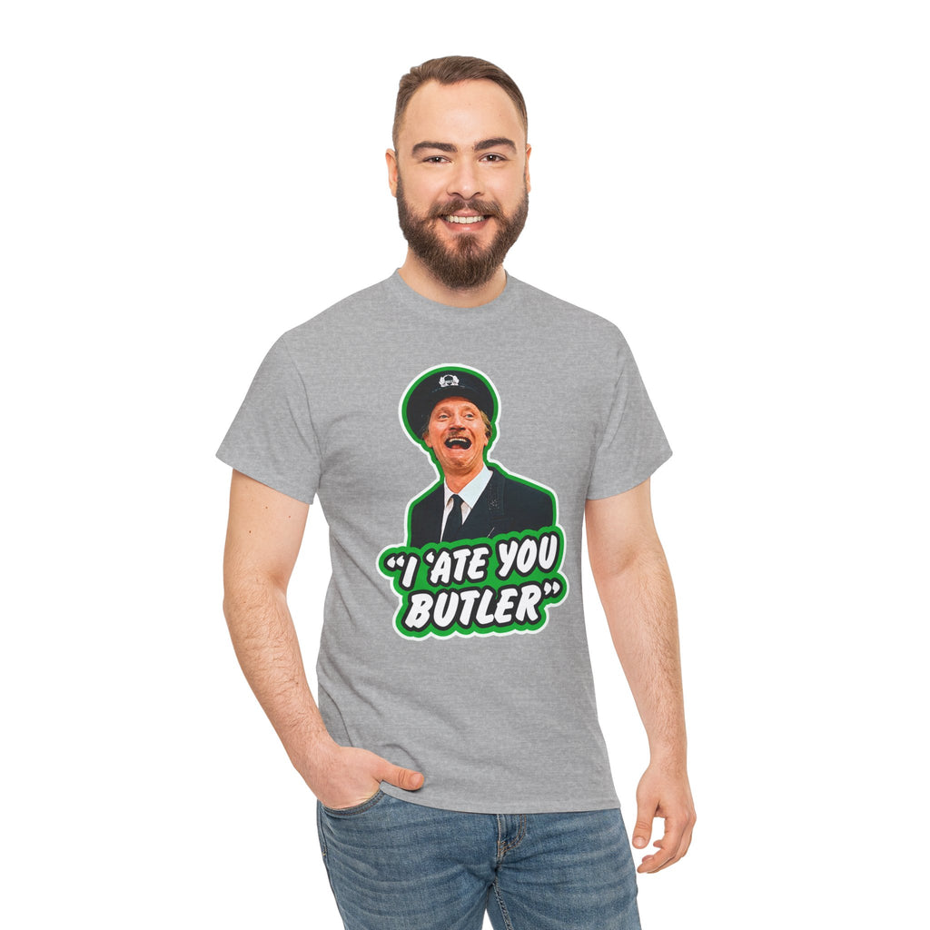 I Ate You Butler T-Shirt — Funny Retro Butler Graphic Tee
