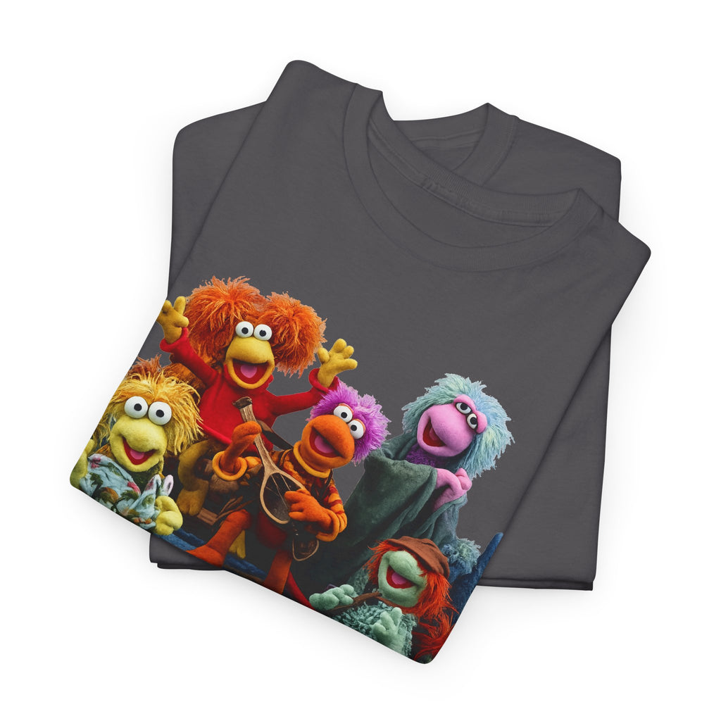 Fraggle Rock Muppet Crew Graphic Tee — Vintage Puppet Group T-Shirt