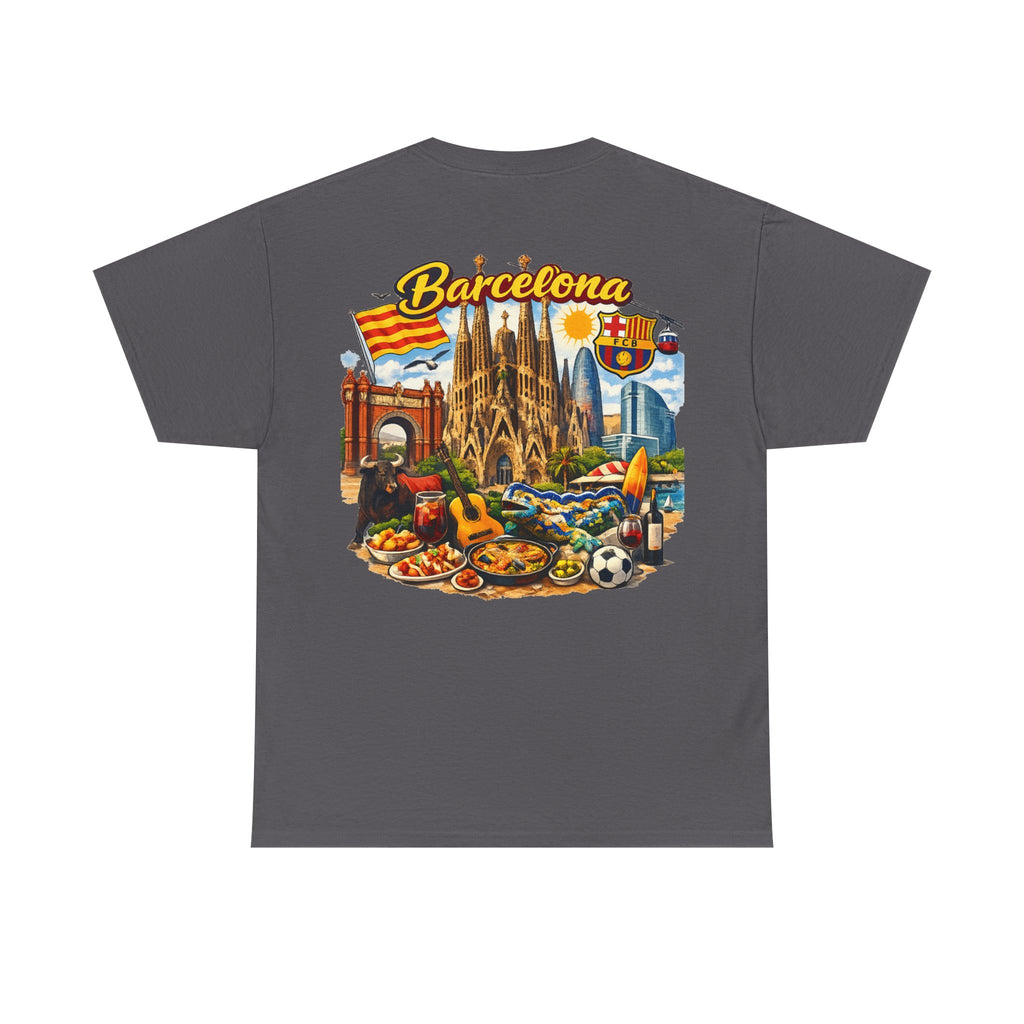 Barcelona Souvenir T‑Shirt — Vintage City Collage Tee