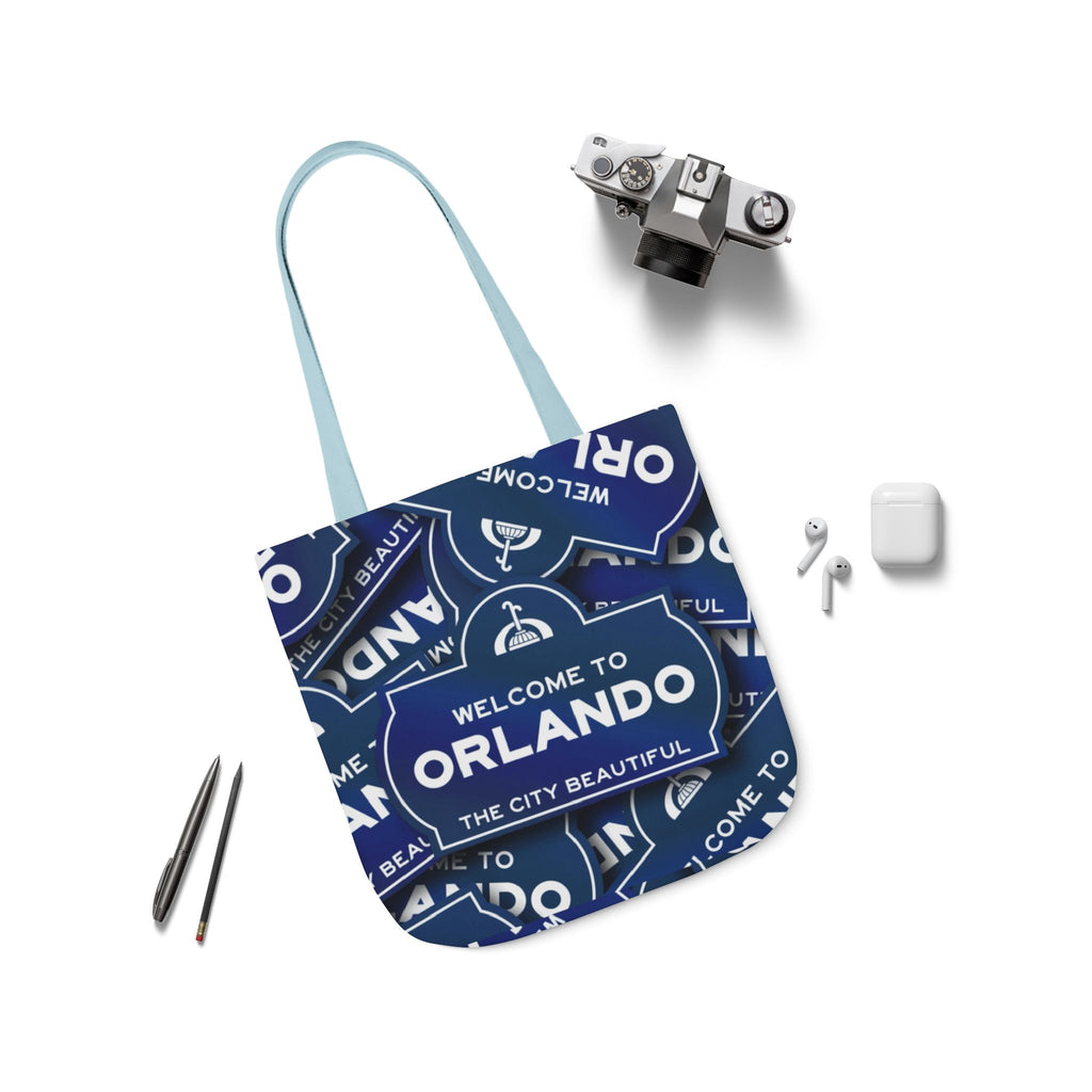 Orlando Welcome Sign Canvas Tote