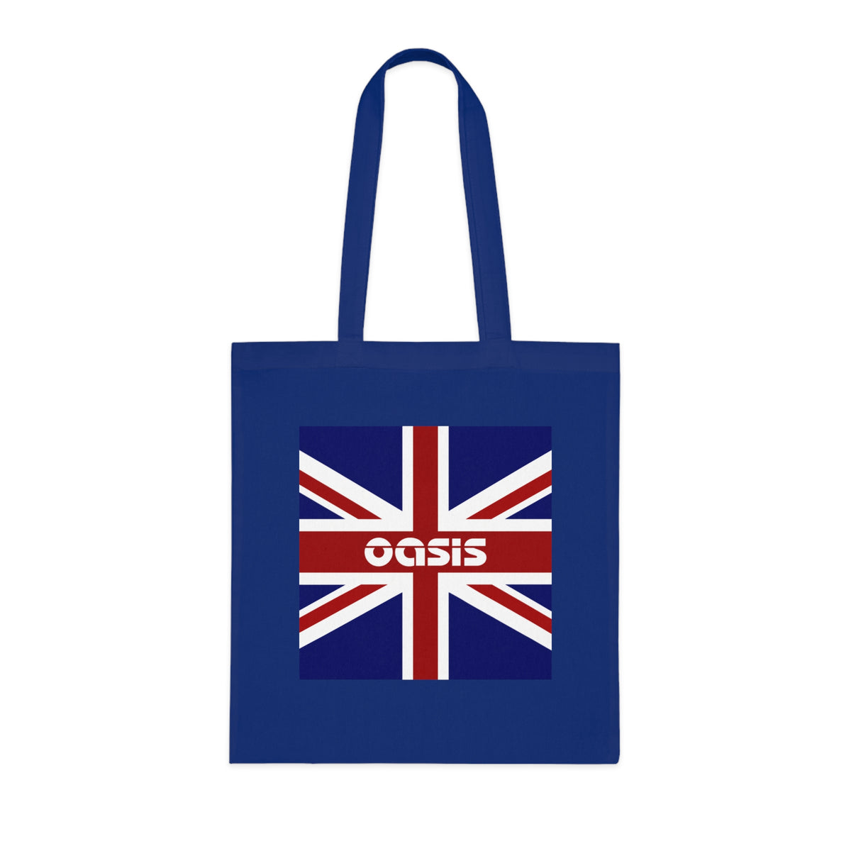 Union Jack Oasis Tote Bag — British Flag Cotton Shopper