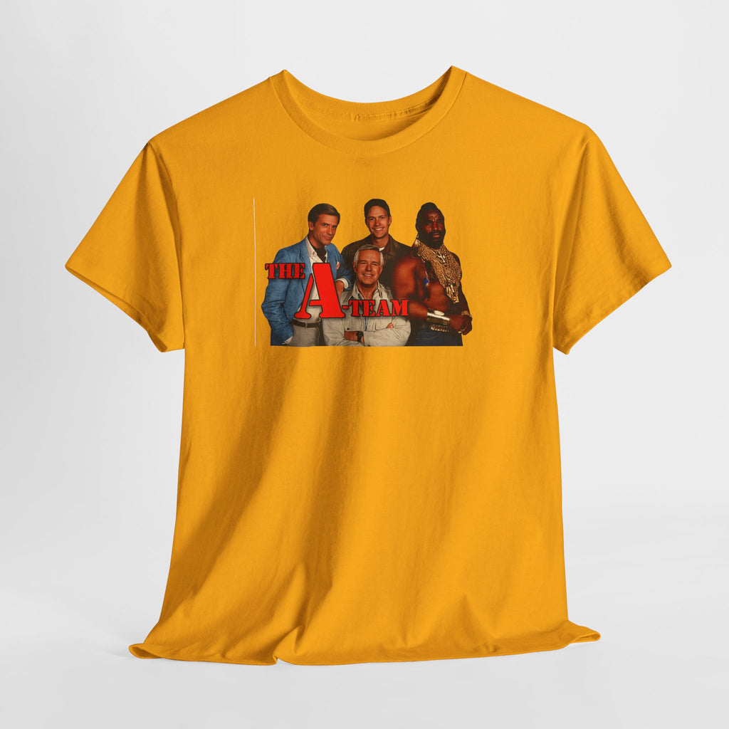 A-Team Graphic Tee — Retro TV Series Logo & Character Poster T-Shirt