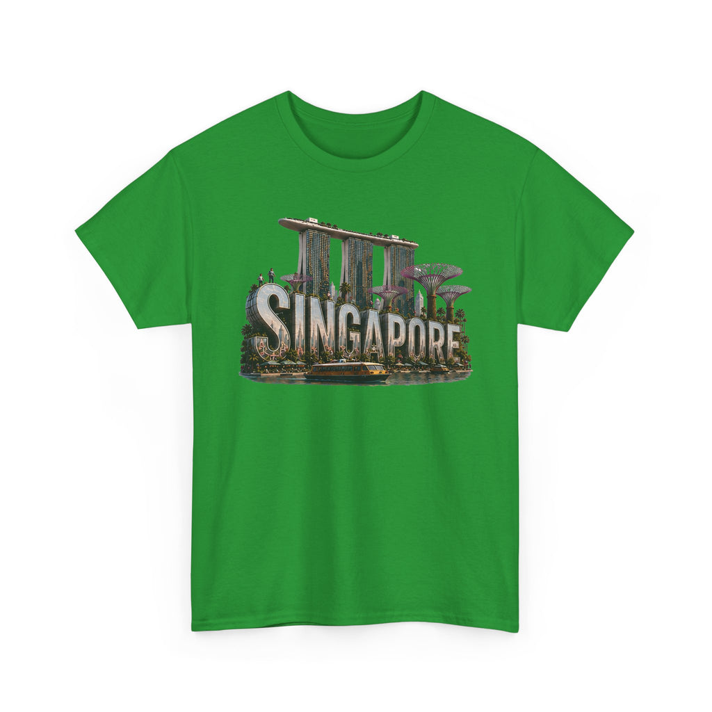Singapore Skyline T-Shirt — Marina Bay Sands & Supertree Graphic Tee