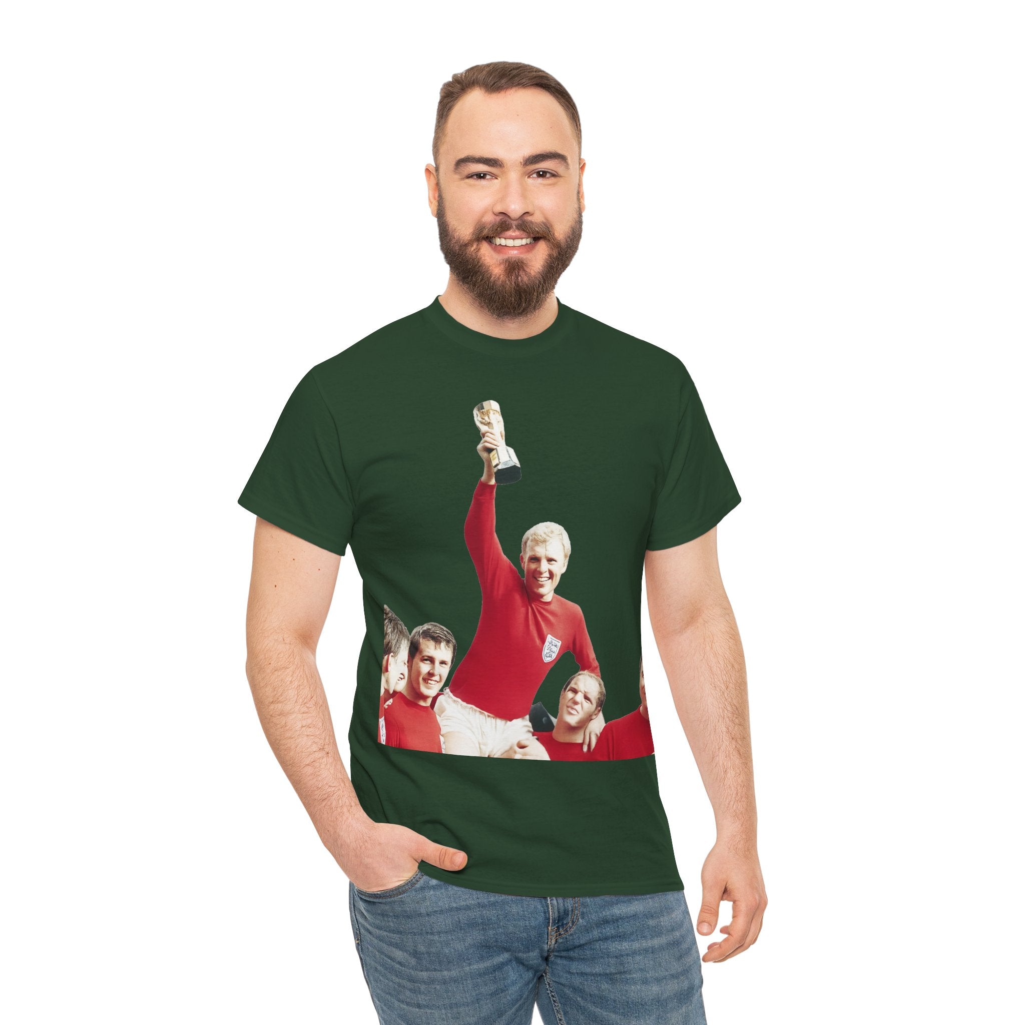 England 1966 World Cup Winners Tee — Retro Team Celebration T-Shirt