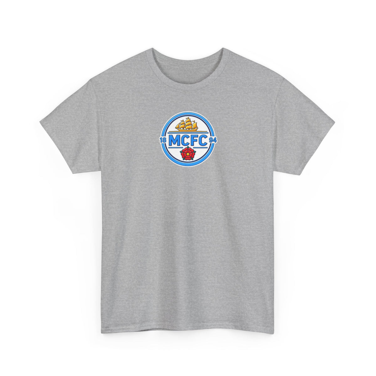 MCFC Retro Crest T‑Shirt — Vintage Soccer Fan Tee