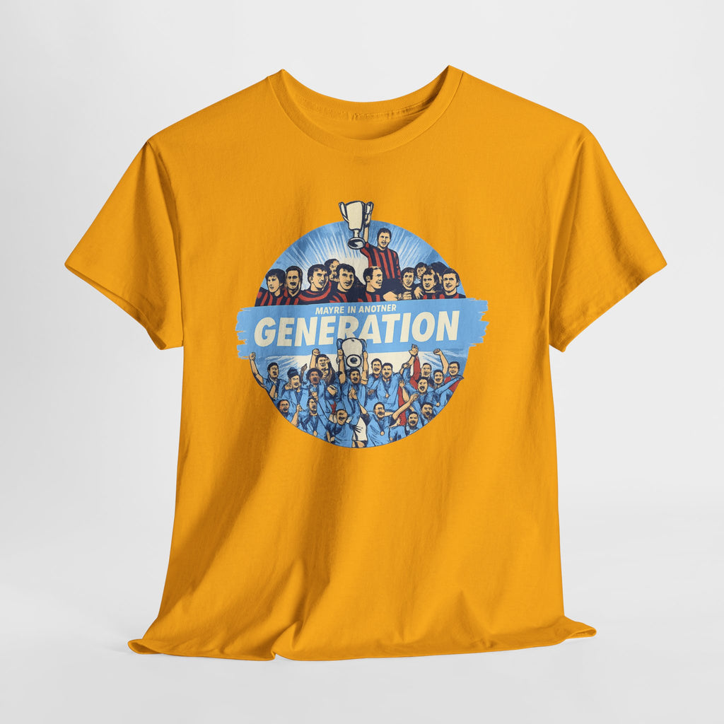Manchester City Maybe in Another Generation Champions T‑Shirt — Retro Team Fan Tee