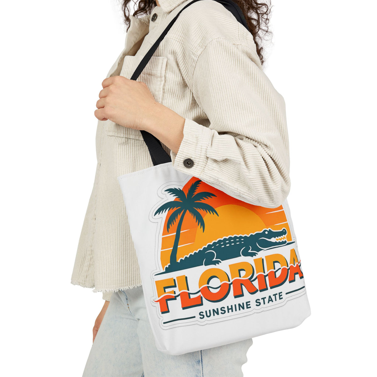 Florida Sunshine State Canvas Tote
