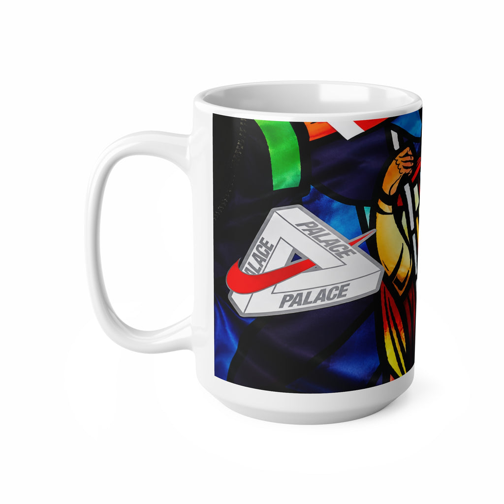 England St George Stained Glass Saint Ceramic Coffee Mug — 11oz & 15oz