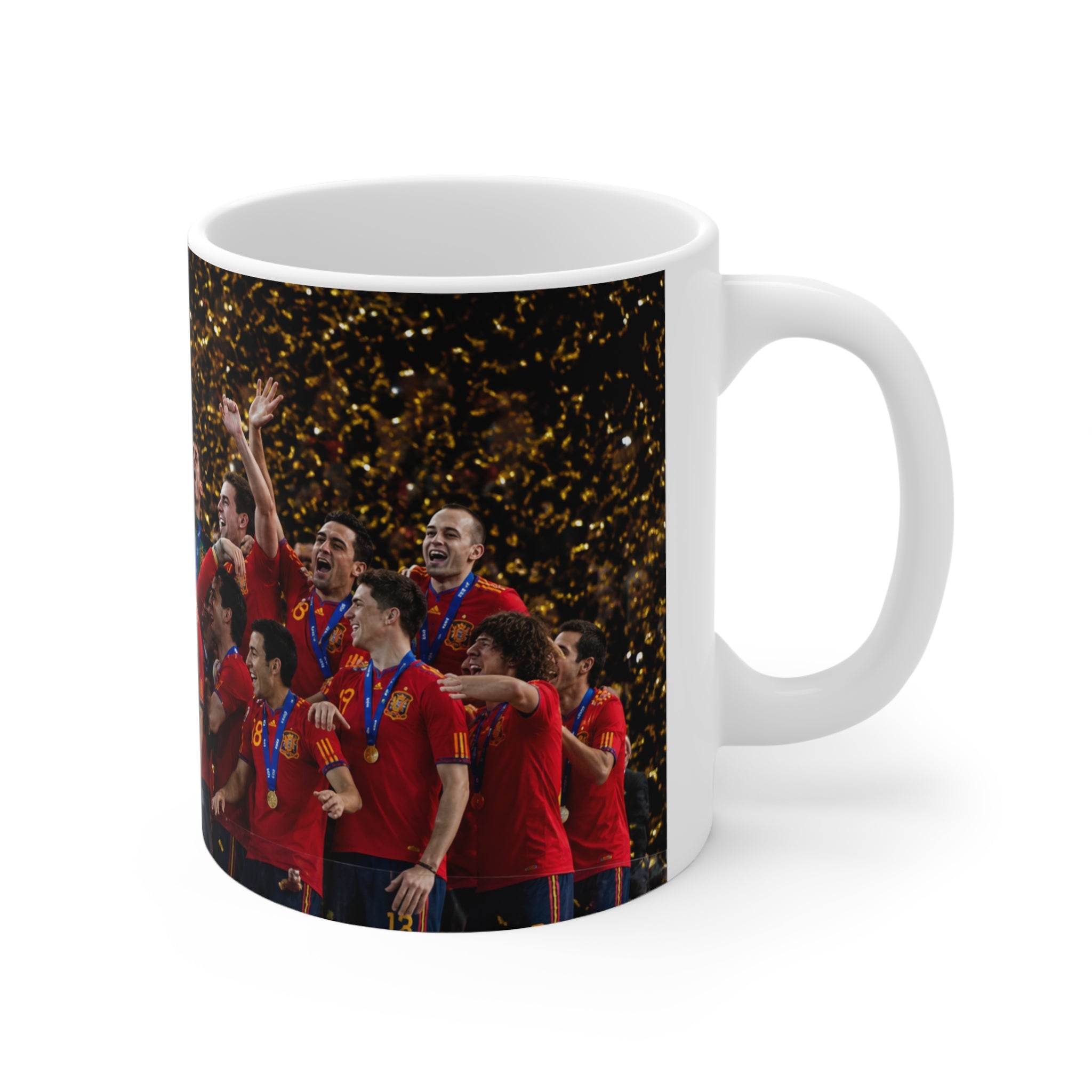 Spain 2026 World Cup Champions Photo Mug — Ceramic Coffee Cup (11oz & 15oz)