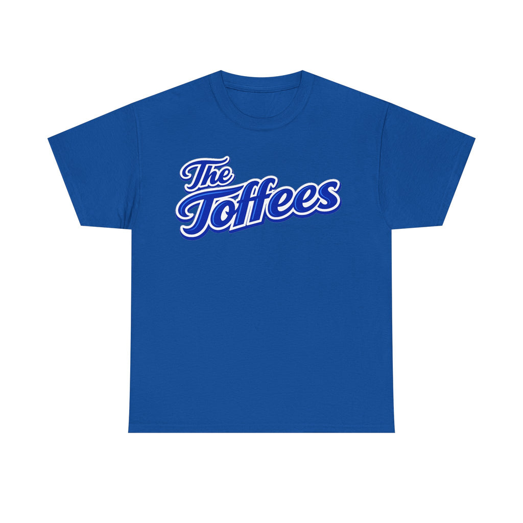 The Toffees Script Tee — Vintage Blue Logo T-Shirt