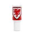 Wales Cymru 40oz Travel Tumbler – Red Dragon Crest Insulated Cup