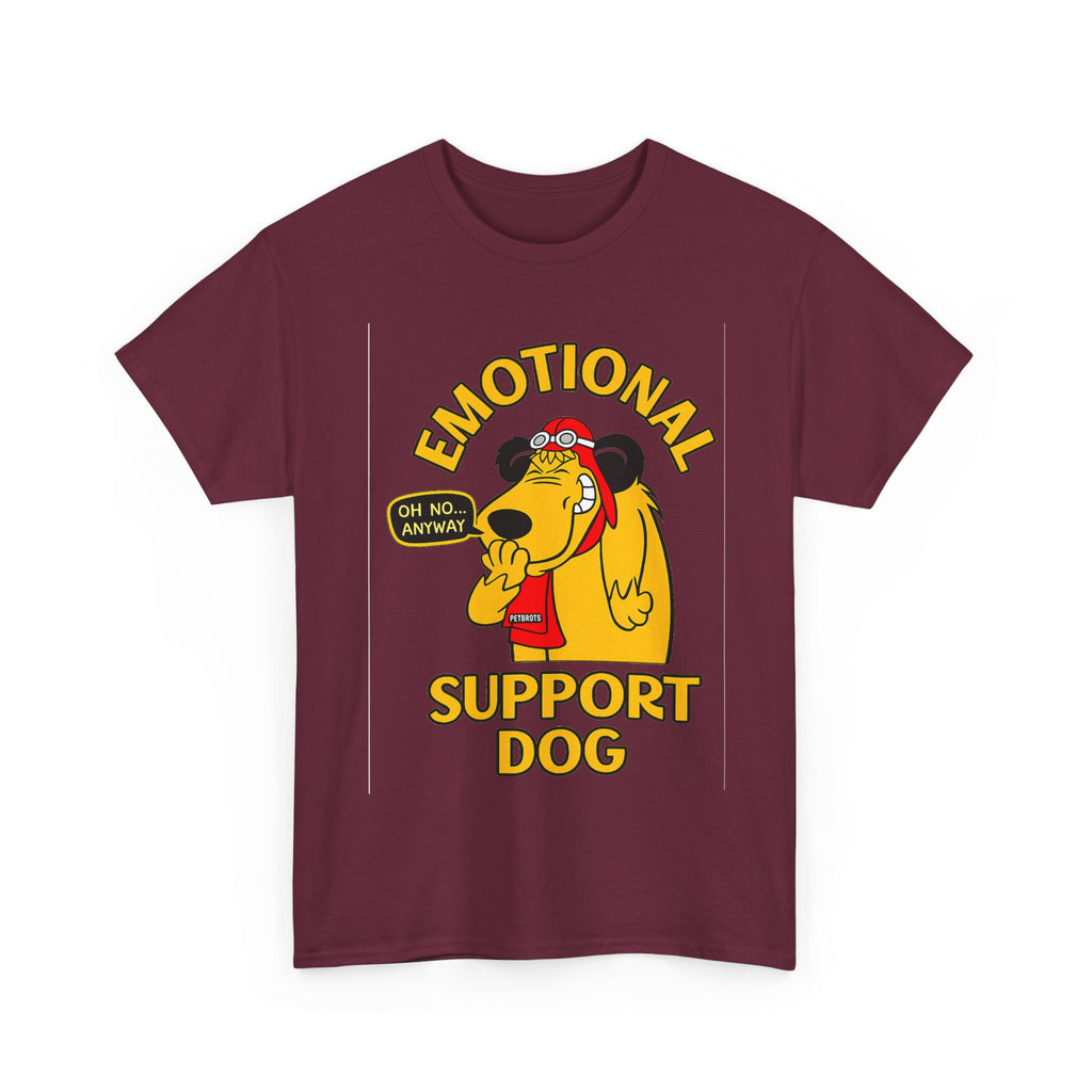 Emotional Support Dog T-Shirt — Cute Cartoon Comfort Pup Tee