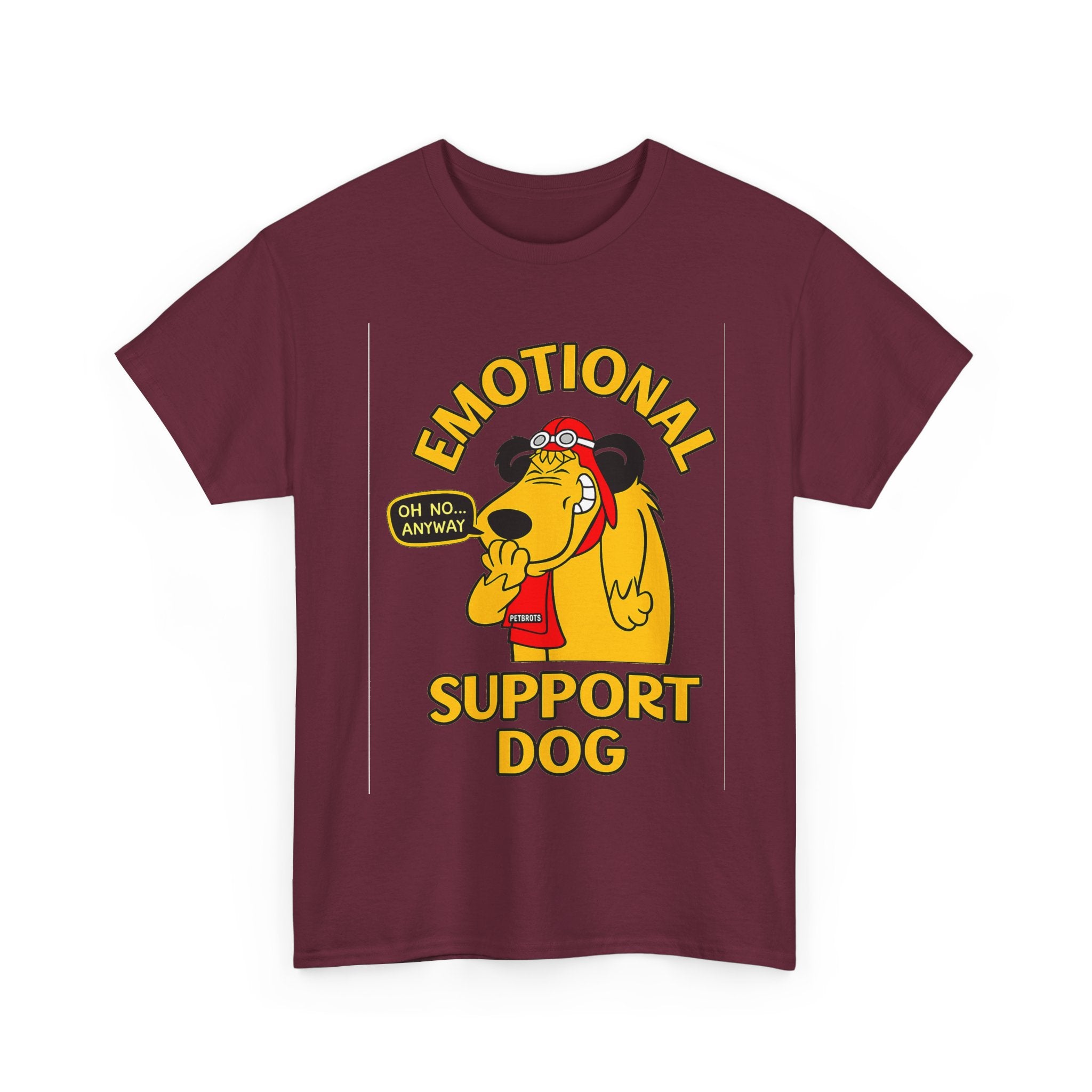 Emotional Support Dog T-Shirt — Cute Cartoon Comfort Pup Tee