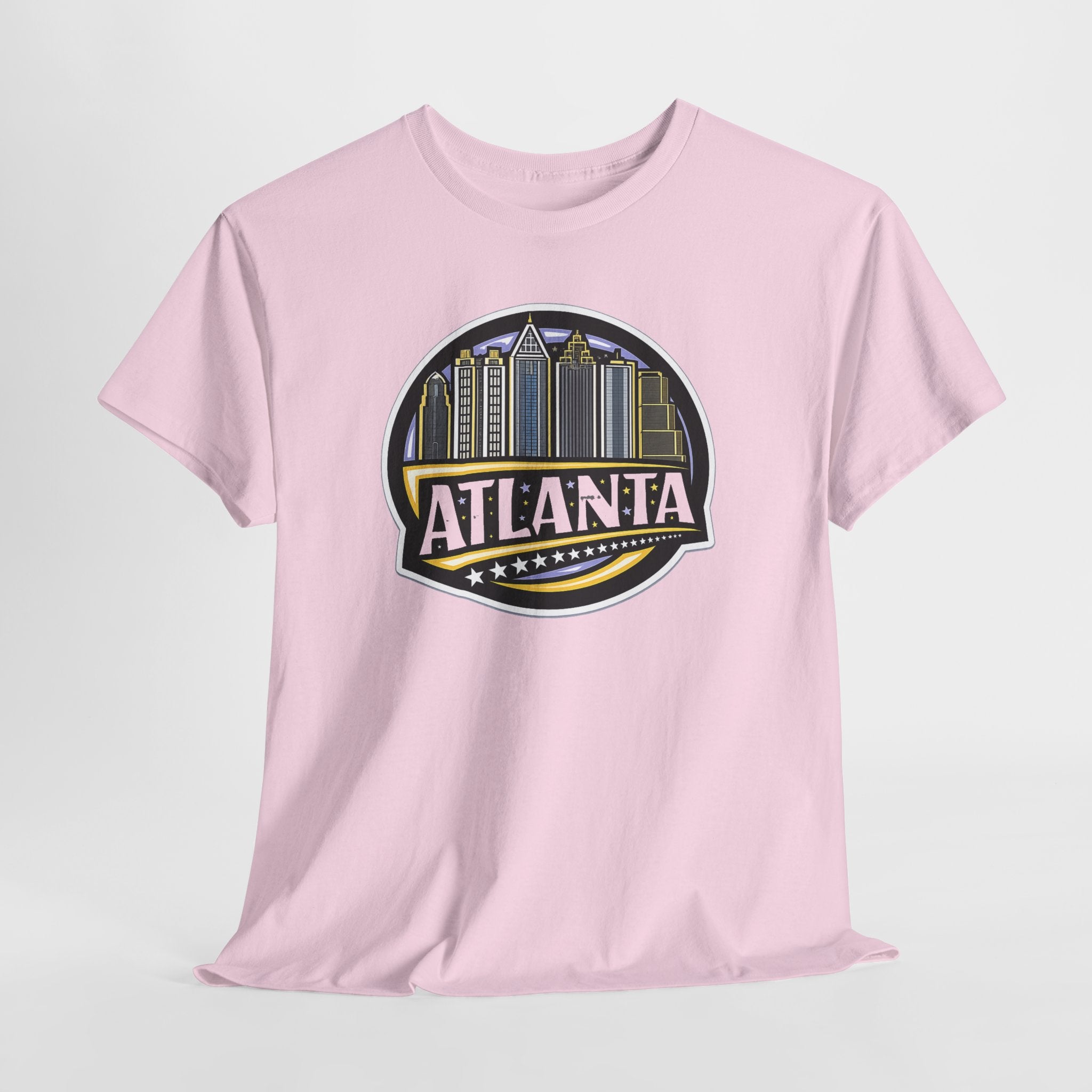 Atlanta Skyline Tee — Vintage City Badge Graphic T-Shirt