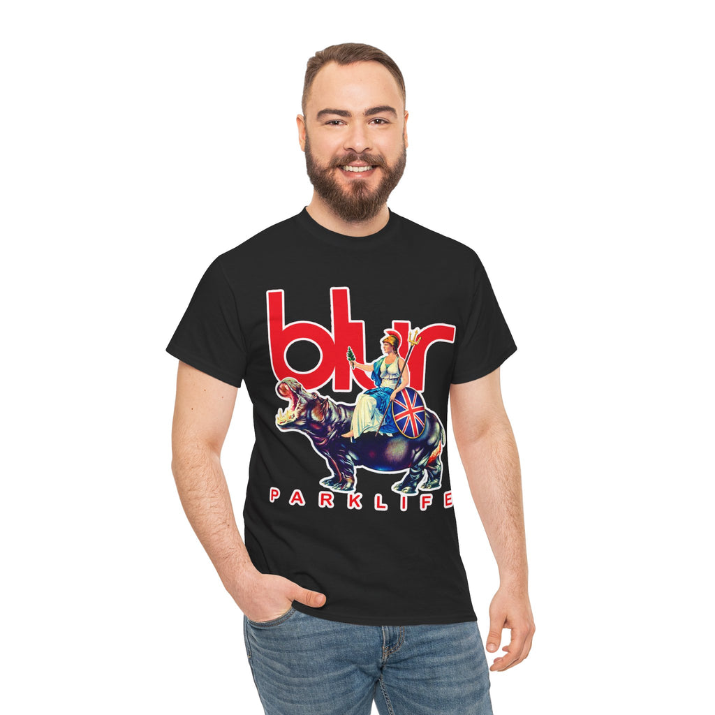 Blur PARKLIFE British Bulldog Graphic Cotton T-Shirt