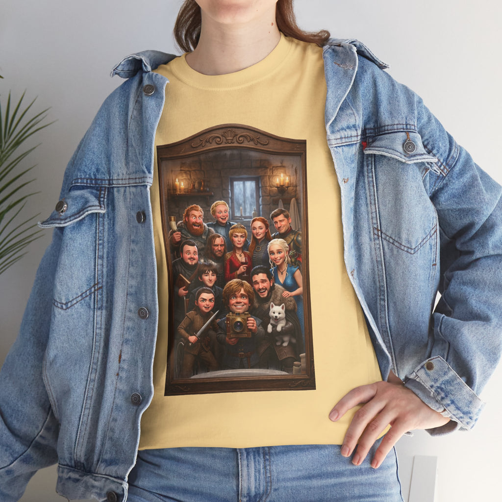 Game of Thrones Cast Portrait Inspired Cotton T-Shirt